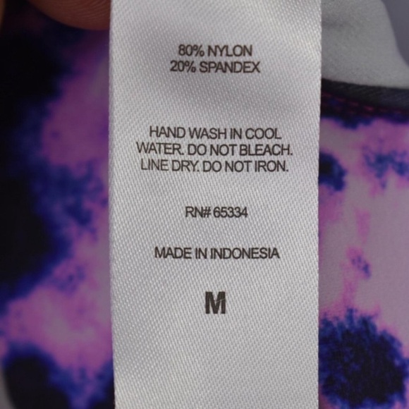 Nwt Salt + Cove Leopard Tie Dye One Piece Swimsuit - size M - Picture 5 of 5